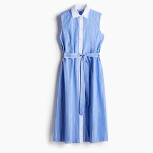 Tie-belt shirt dress